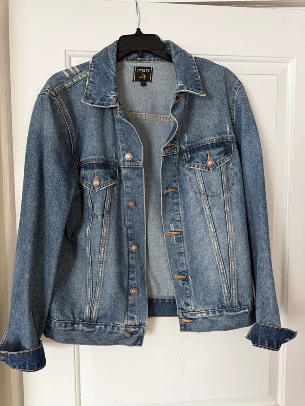 Blue Denim Jean Jacket - Classic Women's Trucker